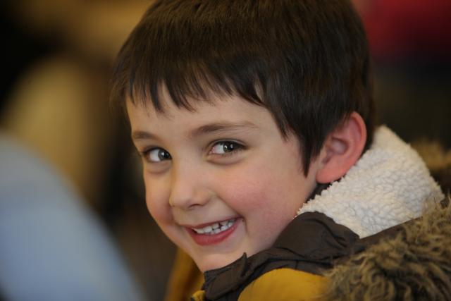 Un enfant souriant